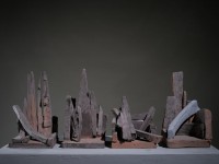 Quattro pesaggi,2017 terracotta cm26x15x20